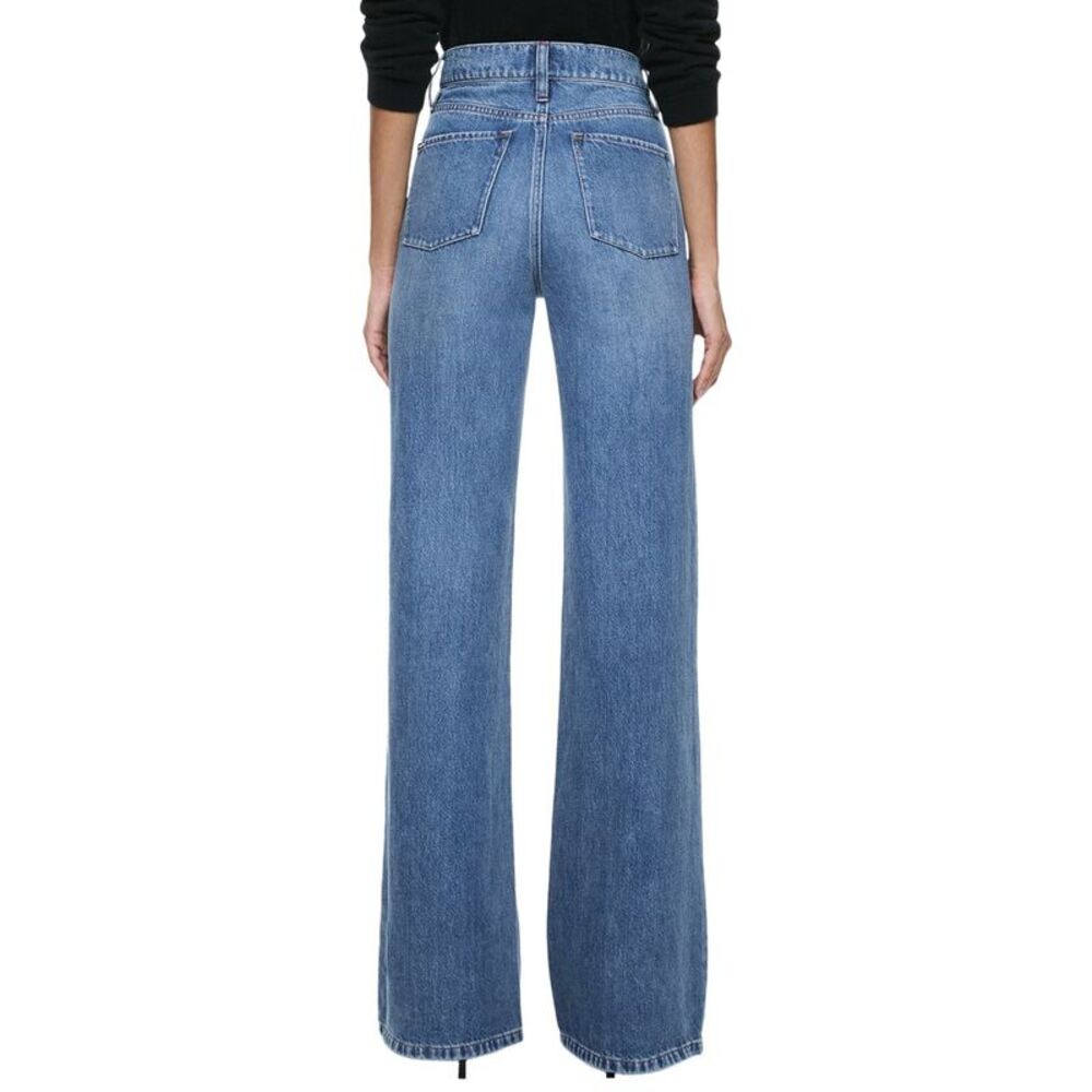 Alice + Olivia Womens  Weezy Full Length Jean, Blue - Picture 2 of 5